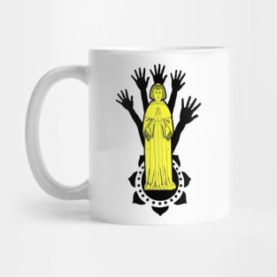 Desperate hands! Praying hands! Mug